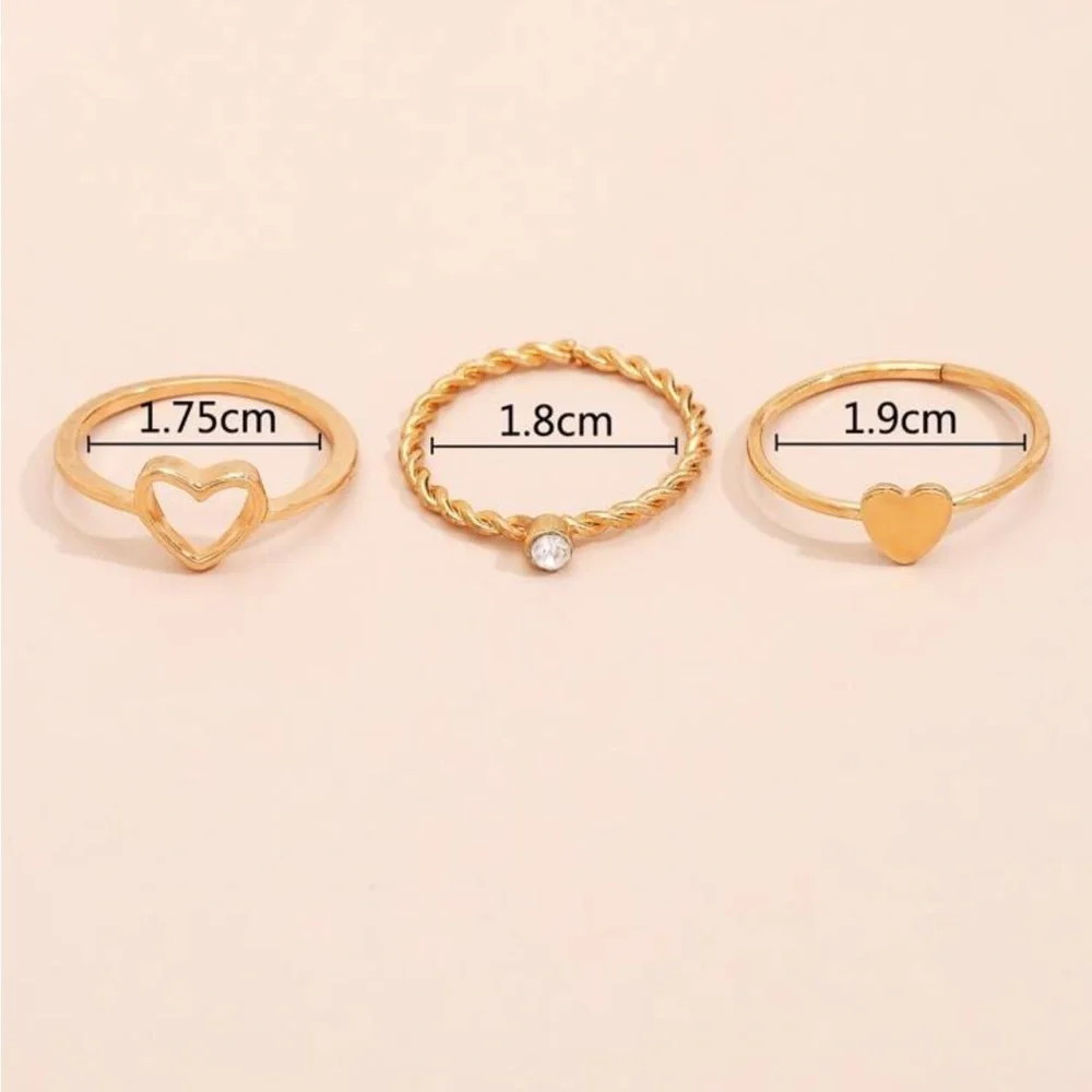 Gold ring set